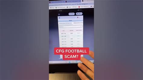 cfg football scam or legit